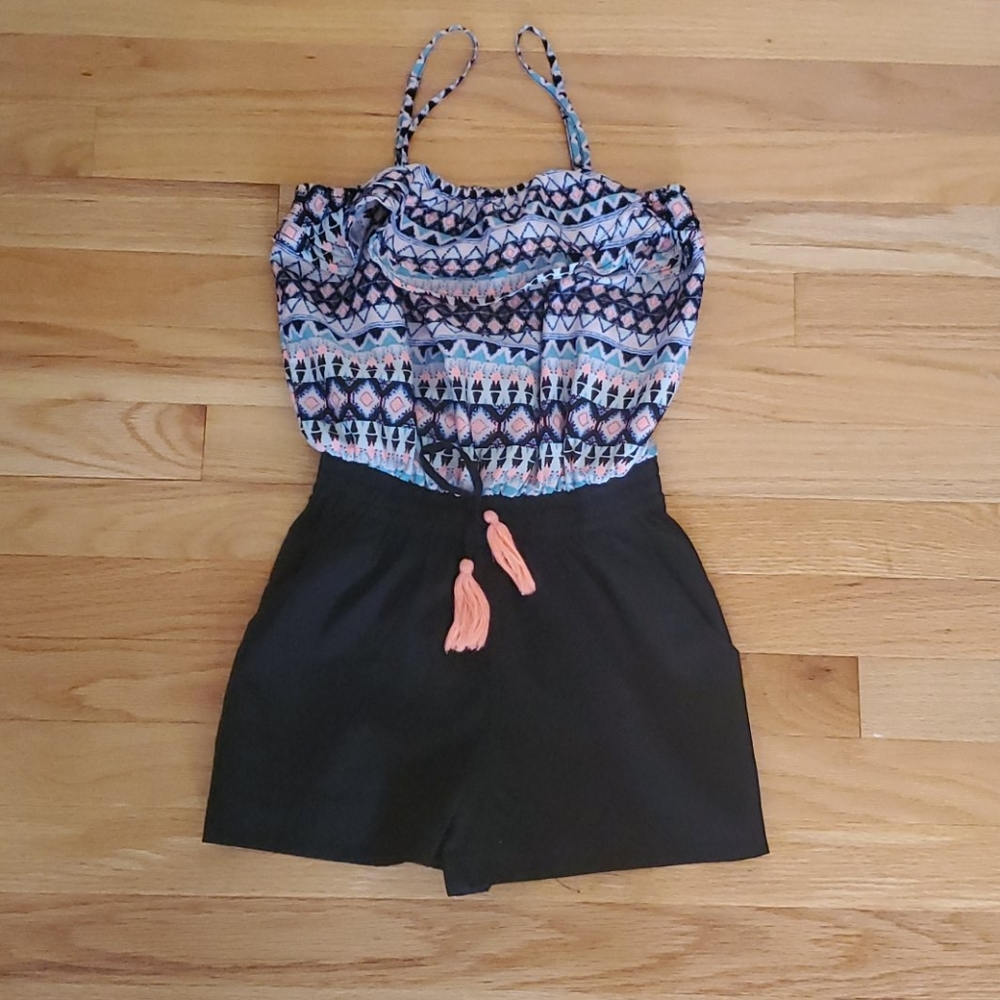 Japna Girl's Colorful Patterned Romper